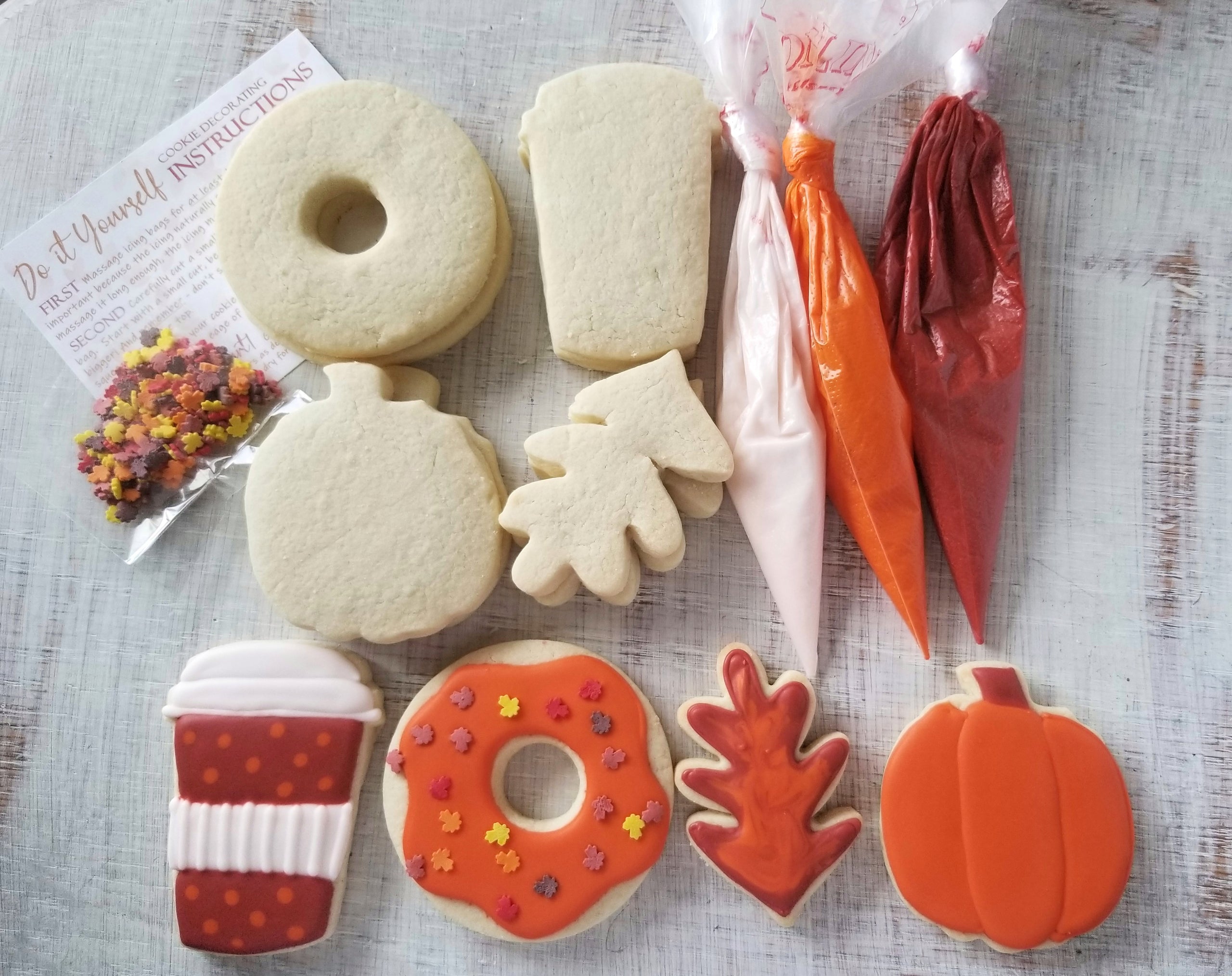 Decorate Your Own Fall Cookie kit | Andrea's Goodies